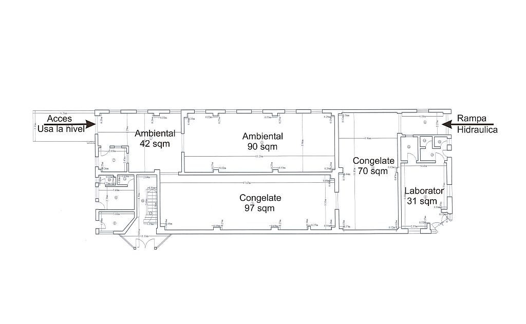 Depozit Frigorific de inchiriat in  Bucuresti nord – Pentagon, plan constructie