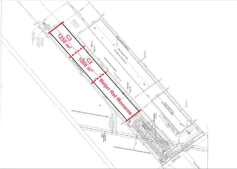 Hala Constructim Timisoara  inchiriere spatiu depozitare  Timisoara  sud plan