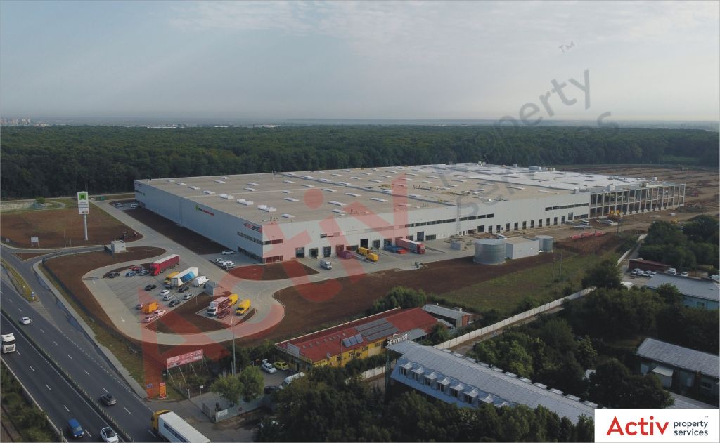 CTP Bucuresti Nord spatii de productie sau depozitare de inchiriat Bucuresti nord, vedere laterala constructie