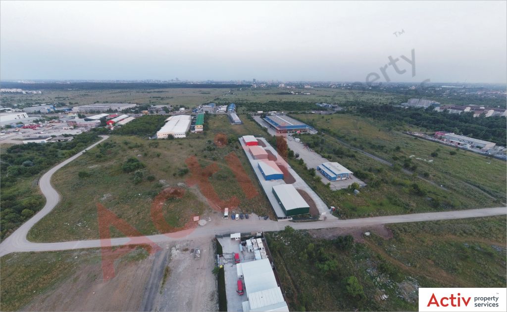 Catted Business Park Otopeni vanzare spatii depozitare sau productie, depozitare Bucuresti Nord vedere panoramica proiect