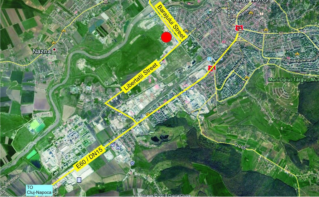 13115408047015.jpg Mapcom Logistik Parc inchiriere spartiu depozitare Targu Mures vest localizare harta