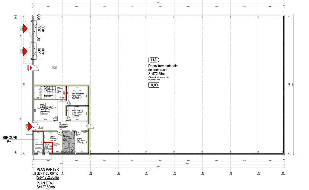 2481615200198plan.jpg Hala de Vanzare Bucuresti Nord, zona Otopeni – Avram Iancu 11A, plan hala