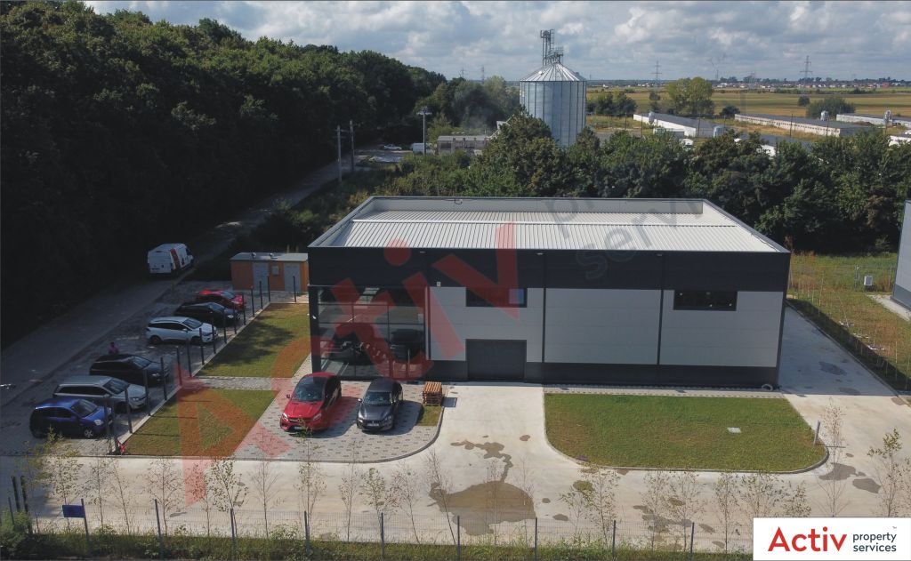 Hala Dragomiresti Deal hala de vanzare Bucuresti vest, vedere ansamblu parc logisticHala Dragomiresti Deal hala de vanzare Bucuresti vest, vedere ansamblu