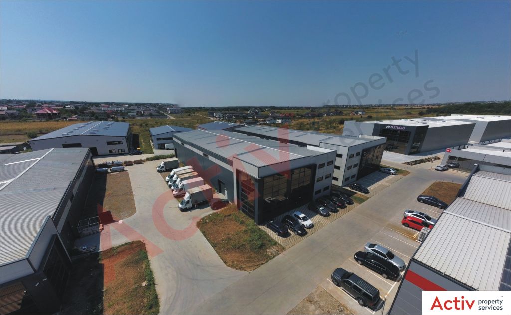 LIFTCON Magurele spatiu depozitare Bucuresti sud vedere laterala