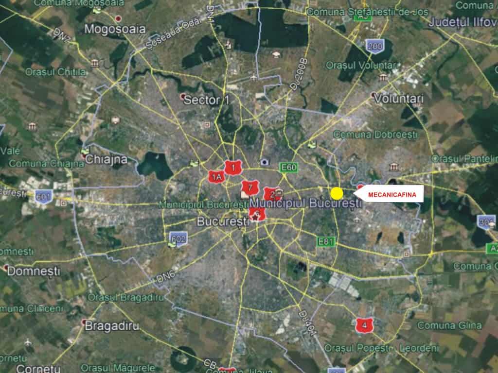 Hala Mecanicafina inchiriere spatiu depozitare Bucuresti zona Obor localizare