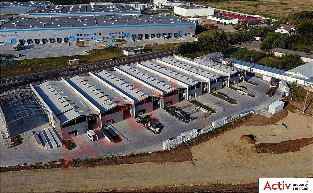 Hale de inchiriat in Liftcon Buftea, Bucuresti - Nord, vedere laterala parc logistic