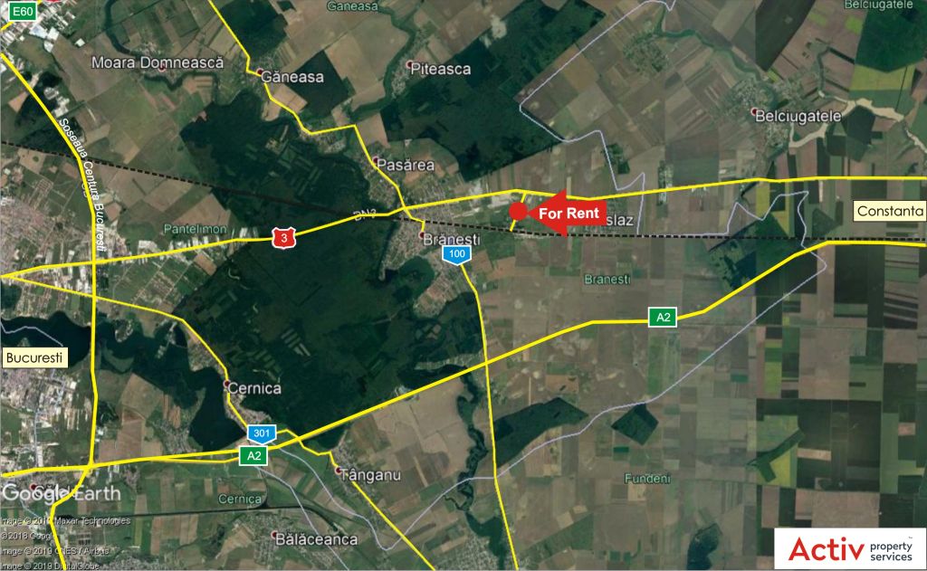 2701623401058harta.jpg Inchiriere depozit Branesti, Bucuresti Est, localizare harta