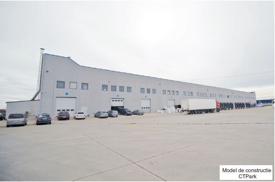CTPark Ineu hala de inchiriat Ineu sud  vedere laterala