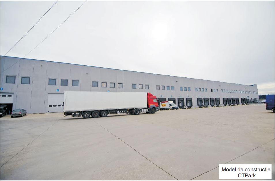 CTPark Ineu hala de inchiriat Ineu sud  rampe incarcare