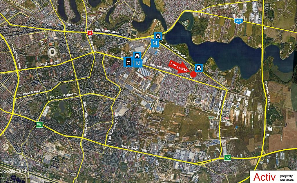 2891631182771harta.jpg Inchiriere spatiu industrial – Zona Industriilor , Bucuresti - Est, localizare harta