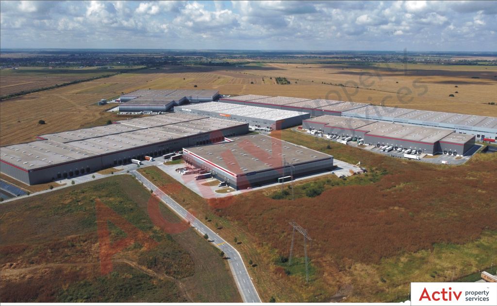 Inchiriere spatiu de depozitare Bucuresti vest, P3 Logistic Park, vedere de ansamblu parc logistic