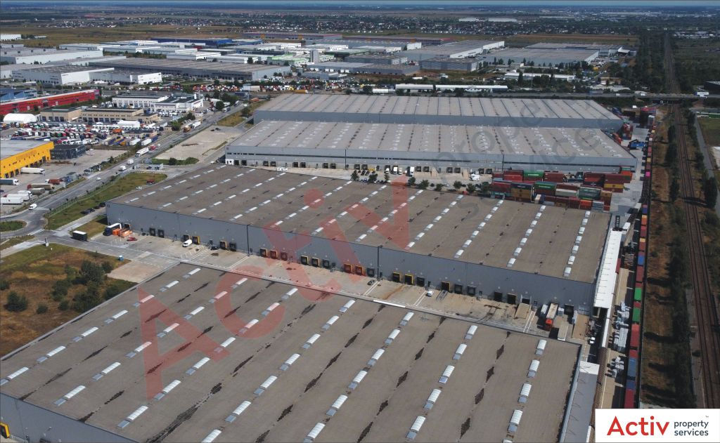 Inchiriere spatiu de depozitare Bucuresti vest, P3 Logistic Park, vedere acces feroviar