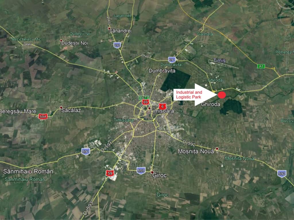 1411542973468IndustrialParkmap2.jpg Parc Industrial si Logistic Timisoara inchirieri parcuri industriale Timisoara nord est vedere din satelit amplsare