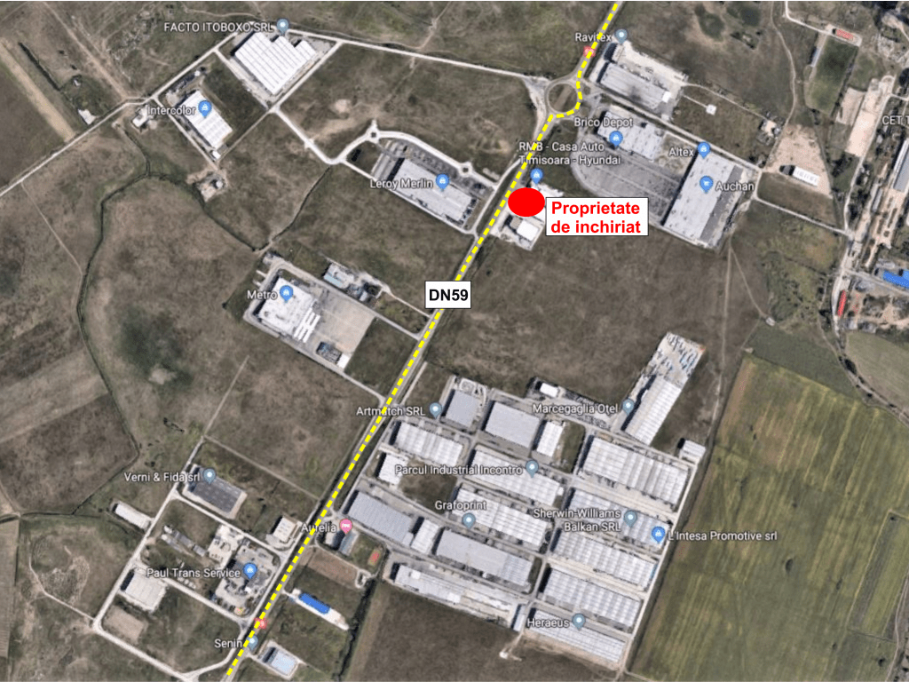 1841563525554Map2-ShowroomTm-caleaSagului.png Showroom de inchiriat inchiriere proprietati industriale Timisoara sud localizare imobil google