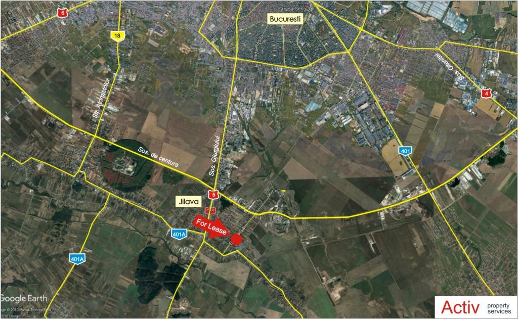 2551617179455Harta.jpg Spatii industrial de inchiriat NAN Jilava, Bucuresti sud- localizare harta