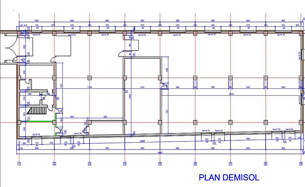 Spatiu depozitare de inchiriat in Bucuresti - Pipera, plan spatiu