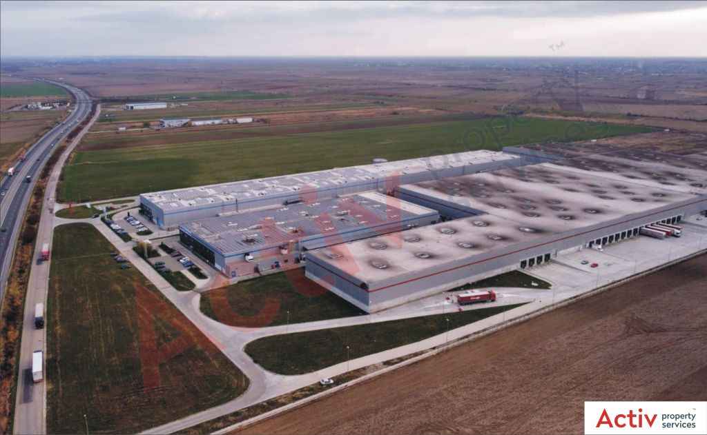 WDP Pitesti - spatii de depozitare de inchiriat Pietesti sud vedere laterala